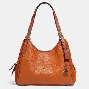 COACH Lori Shoulder Bag in Brass/Canyon